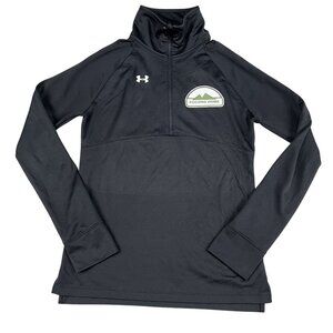 Under Armour Loose AllSeasonGear Pocono Dome 1/4 Zip Black Shirt Sz Small